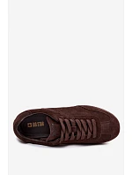 Tenisky z prírodného semišu Big Star TT274226 Chocolate Tenisky z prírodného semišu Big Star TT274226 Chocolate