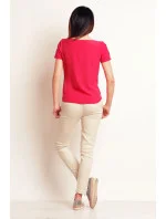 Dámská halenka model 20190965 Tmavě růžová - Infinite You Dámská halenka model 20190965 Tmavě růžová - Infinite You