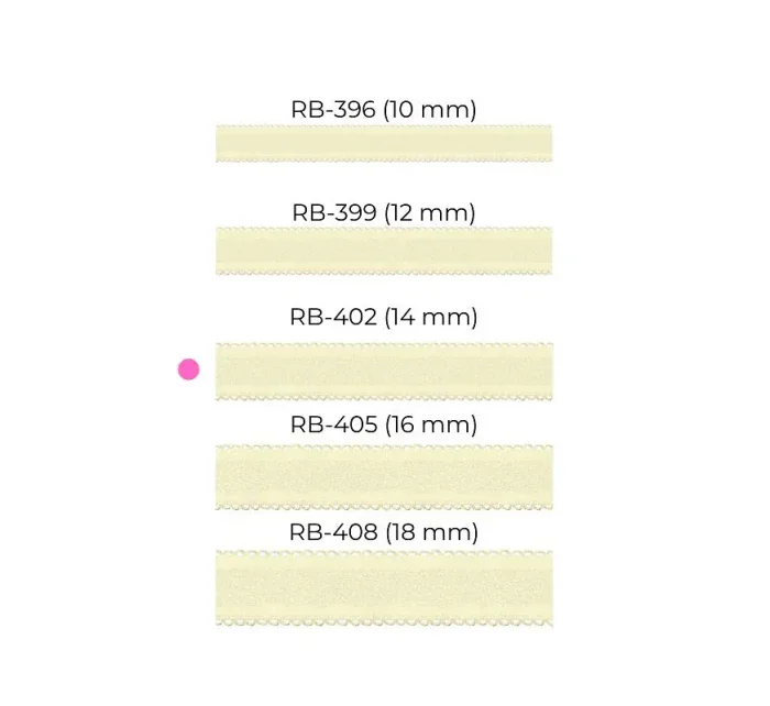 Dámske remienky RB 399 12 mm off-white - Julimex