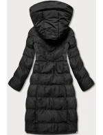 Dlhšia čierna dámska zimná bunda (5m736-392) Dlhšia čierna dámska zimná bunda (5m736-392)