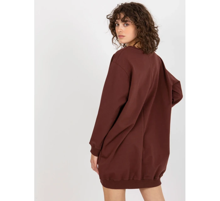 Mikina VI BL 3212.15X tmavo hnedá Mikina VI BL 3212.15X tmavo hnedá