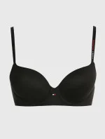 Dámska podprsenka ULTRA SOFT DEMI-CUP BRA UW0UW03159BDS čierna - Tommy Hilfiger