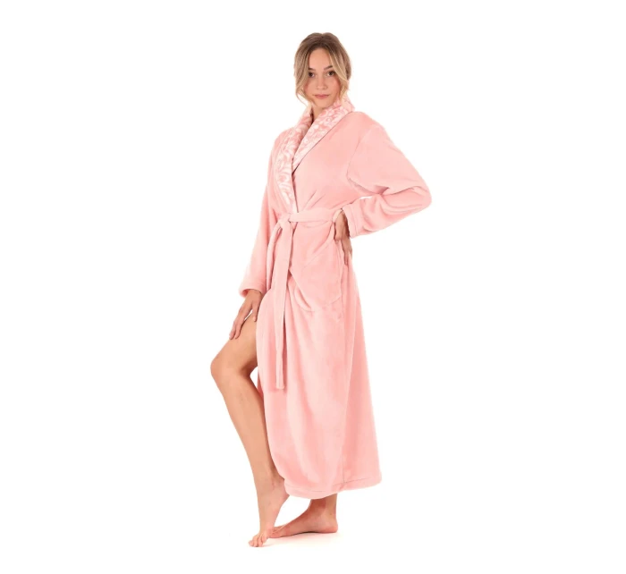 Dámský župan Flora růžová model 21770353 - Vestis Dámský župan Flora růžová model 21770353 - Vestis