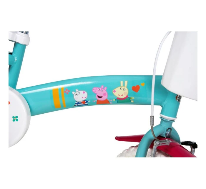 Detský 12" bicykel Peppa Pig zelený 1198 Detský 12" bicykel Peppa Pig zelený 1198