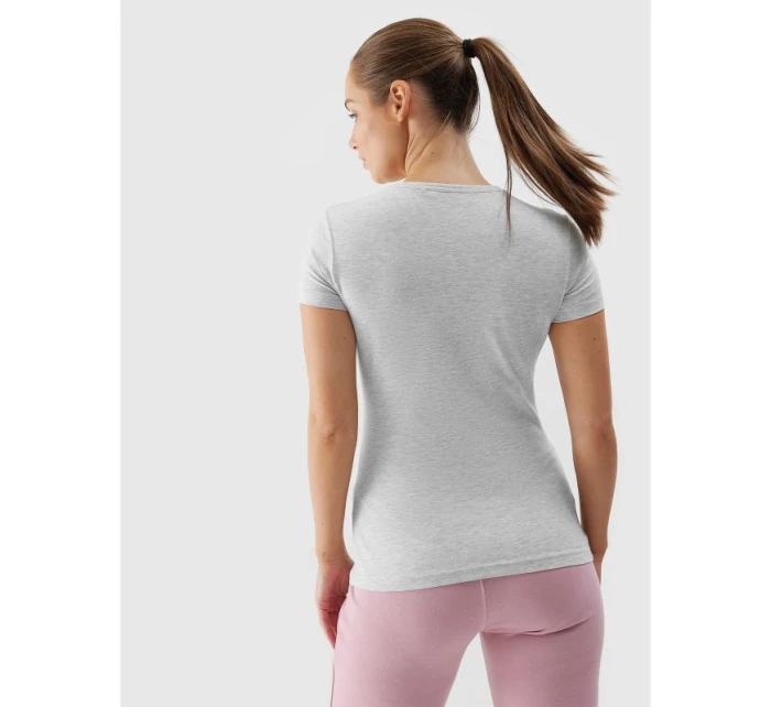 Dámské elastické hladké tričko 4F