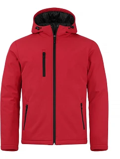 Padded Hooded Softshell Men Pánská zateplená softshellová bunda s kapucí model 22454925 red - Clique