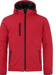 Clique Padded Hooded Softshell Men Pánska zateplená softshellová bunda s kapucňou 67.0952 červená