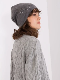 Czapka AT CZ model 19014875 ciemny szary - FPrice