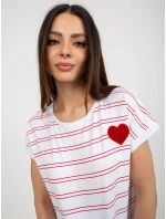 Blúzka RV BZ 8619.94 biela a červená