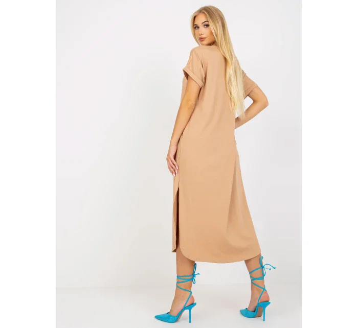 Šaty TW SK model 17408260 velbloud - FPrice Šaty TW SK model 17408260 velbloud - FPrice