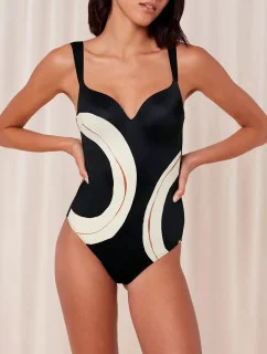 Dámske jednodielne plavky Summer Allure OWP 01 Black - Triumph