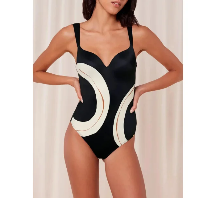 Dámske jednodielne plavky Summer Allure OWP 01 Black - Triumph
