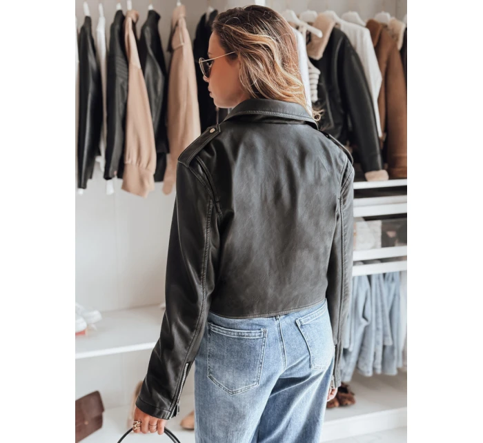 dámská kožená bunda ramones black Dstreet model 21973155 - FashionStreet