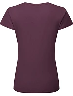 LadyFit Iconic 195 T Dámské tričko z těžké bavlny model 22431597 dark plum - Fruit of the Loom
