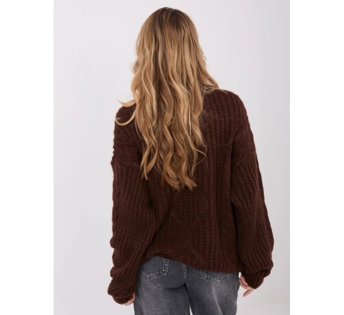 Jumper IN SW 33831.25 tmavohnedý Jumper IN SW 33831.25 tmavohnedý