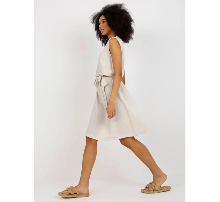 Šaty WN SK VE38.06 svetlo béžová