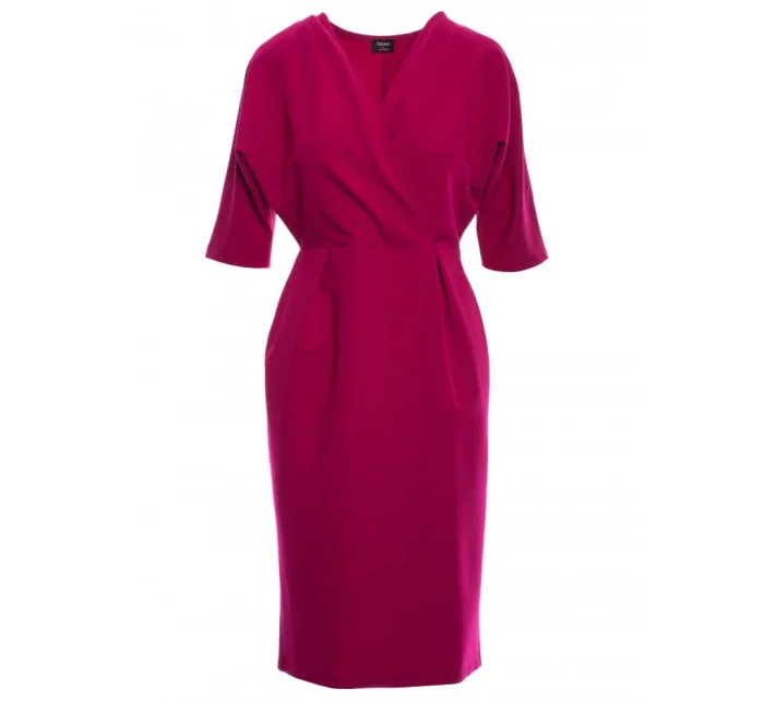 S313 Zavinovacie šaty - slivka S313 Zavinovacie šaty - slivka