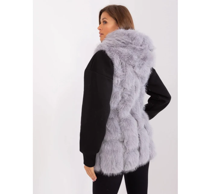 Dámska vesta AT KZ 2379.96P sivá - Wool Fashion