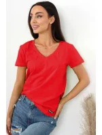 Dámská halenka s krátkým rukávem Dámská halenka s krátkým rukávem