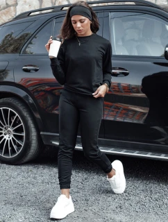 Dámska tepláková súprava MILIAN v čiernej farbe FashionStreet AY1108