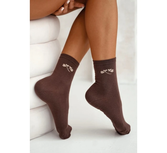 Ponožky Milena 0200-178 Jemný vzor Lurex 37-41