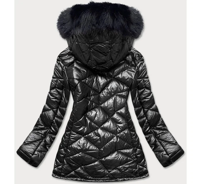 DAMSKA KURTKA PRZEJŚCIOWA PLUS SIZE CZARNA model 21242852 - FC MINA