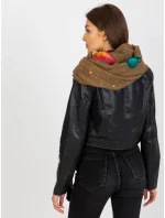 Tunelová šála AT KM model 17657819 tmavě lila - FPrice