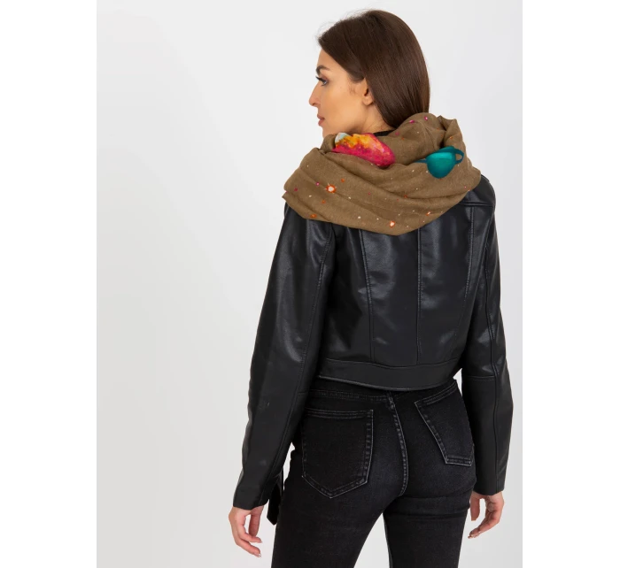 Tunelová šála AT KM model 17657819 tmavě lila - FPrice