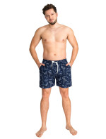 Yoclub Plavky Pánske plážové šortky P2 Navy Blue
