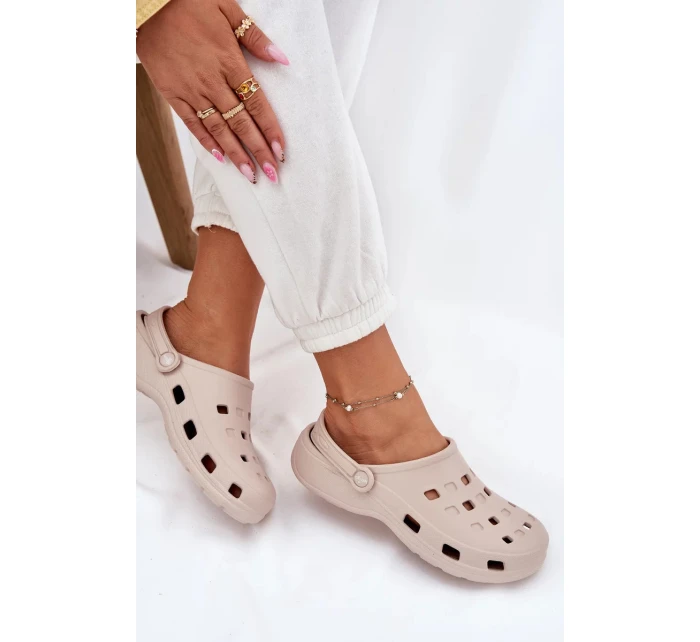 Dámske penové papuče LEMIGO - béžové Dámske penové papuče LEMIGO - béžové