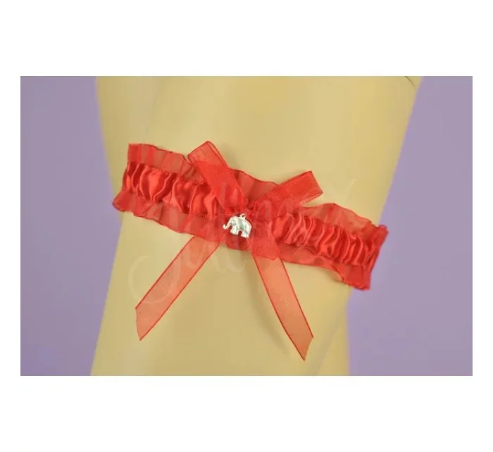 Dámske podväzky PW 23 Marrakesh Red - Julimex