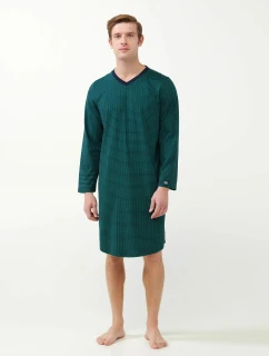 Vamp - Pánska nočná košeľa 21604 green-black - Vamp