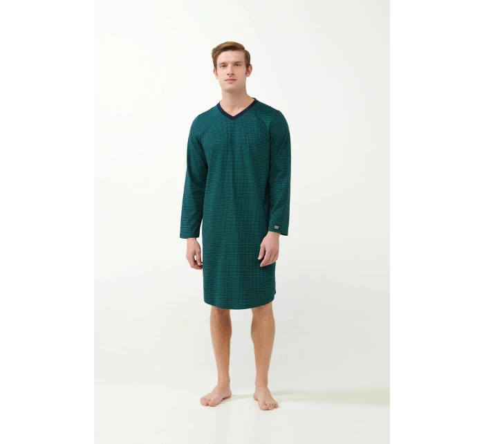 Vamp - Pánska nočná košeľa 21604 green-black - Vamp Vamp - Pánska nočná košeľa 21604 green-black - Vamp