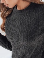 Dámský svetr tmavě šedý Dstreet model 21991017 - FashionStreet