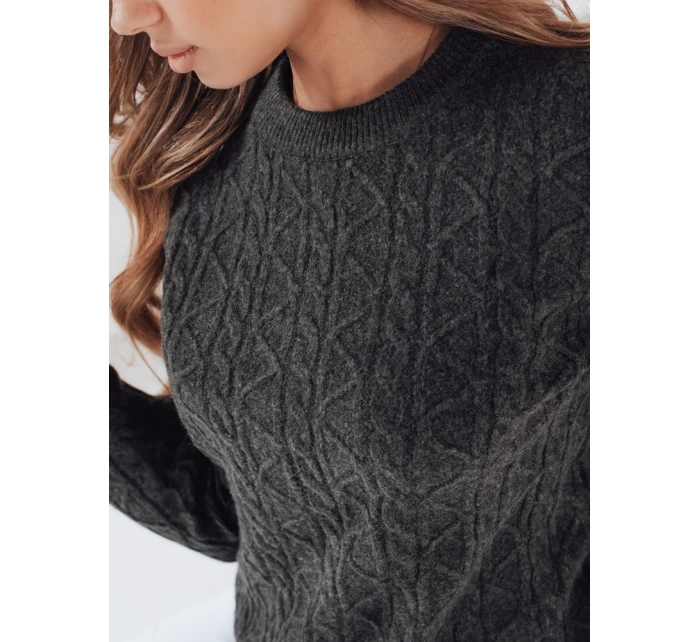 Dámský svetr tmavě šedý Dstreet model 21991017 - FashionStreet