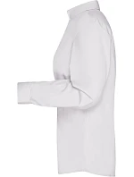 JN 641 Popelínová business halenka s dlouhým rukávem model 22487436 white - Daiber JN 641 Popelínová business halenka s dlouhým rukávem model 22487436 white - Daiber