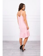 Šaty s pudrově růžové model 18744725 - K-Fashion Šaty s pudrově růžové model 18744725 - K-Fashion