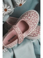 Dětské balerínky na suchý zip v růžové model 21610949 - Boto