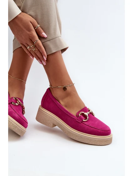 Semišové Dámské Mokasíny S Ozdobou model 21652588 - Zazoo