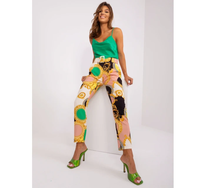 Spodnie DHJ SP model 18725443 czarno beżowy - FPrice