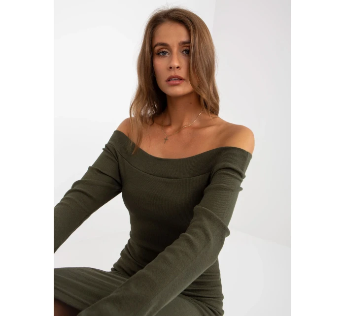 EM SK 674 šaty.26P khaki EM SK 674 šaty.26P khaki