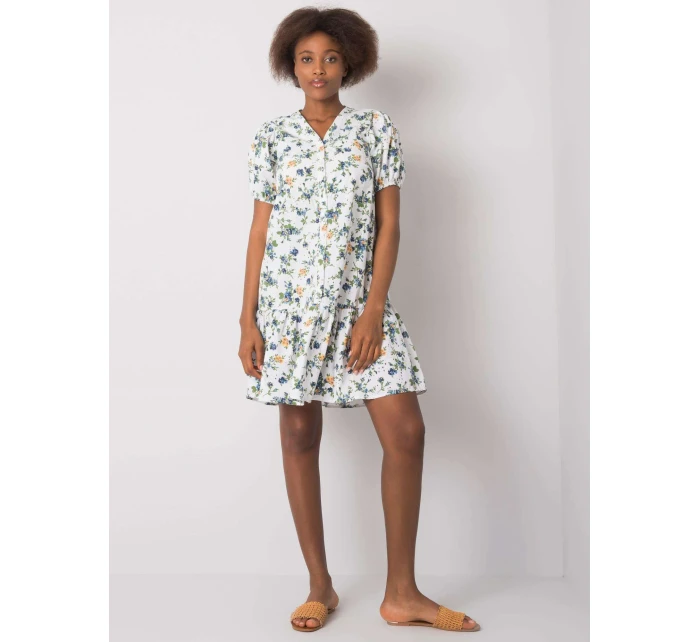 Šaty RO SK 2508.38P biela zelená