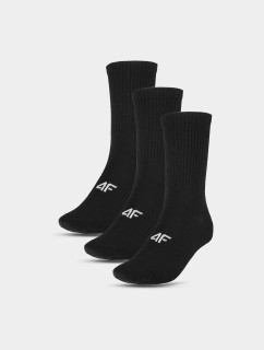 Dámske ležérne členkové ponožky (3balenia) 4F - čierne