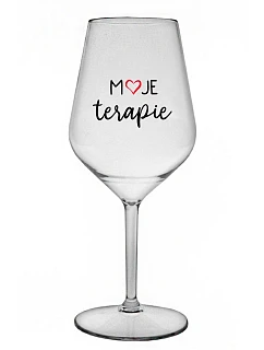 MY THERAPY - číry nerozbitný pohár na víno 470 ml