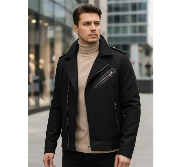 Pánská zimní bunda ramones černá model 21995403 - Dstreet Pánská zimní bunda ramones černá model 21995403 - Dstreet