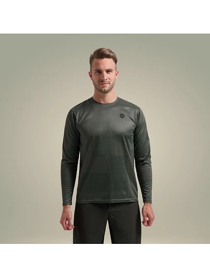 Rogelli MTB ADVNTR dres s dlouhým rukávem zelený L Rogelli MTB ADVNTR dres s dlouhým rukávem zelený L