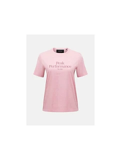 Dámske tričko PEAK PERFORMANCE W Original Tee, ružová farba