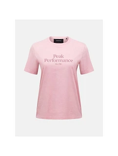 Dámske tričko PEAK PERFORMANCE W Original Tee, ružová farba