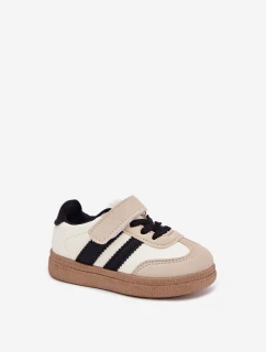 Sportovní Obuv Tenisky Dětské Na Suchý Zip Béžové model 21700597 - Boto