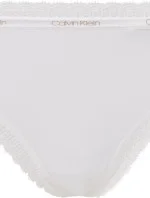 Dámske tangá Up 000QD3763E 100 White - Calvin Klein